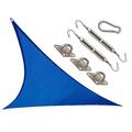 Gan Eden 12 X 12 Ft. Triangle Coolhaven Shade Sail Kit, Sapphire GA10649